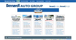 Desktop Screenshot of bernardiautogroup.com